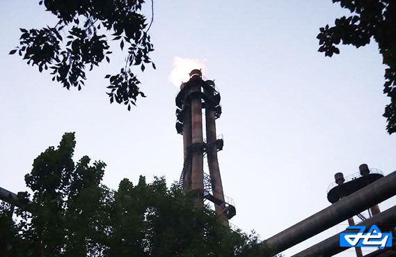 轉爐煤氣放散點火 \
